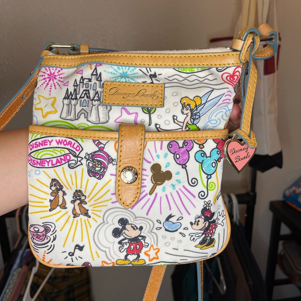 Dooney and Bourke Disney crossbody canvas purse